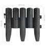 Garden edging 36 units PP anthracite gray 10 m by , Garden edging and edging - Ref: Foro24-314681, Price: 47,11 €, Discount: %