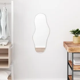 Silver wall mirror 70x30 cm by , Mirrors - Ref: Foro24-348255, Price: 38,93 €, Discount: %
