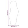 Espejo de pared plateado 90x40 cm de , Espejos - Ref: Foro24-348257, Precio: 71,47 €, Descuento: %