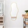 Golden wall mirror 90x40 cm by , Mirrors - Ref: Foro24-348262, Price: 69,91 €, Discount: %