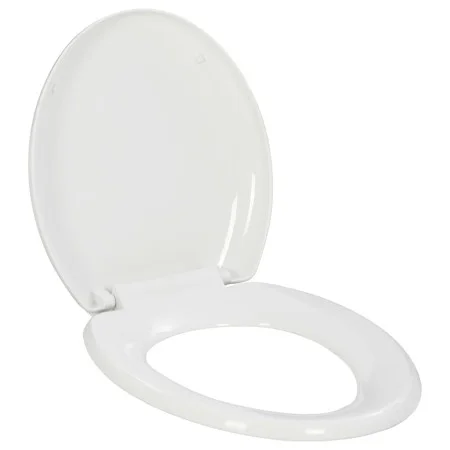 Tapa de váter cierre suave y desenganche rápido blanca de , Asientos de inodoros y bidés - Ref: Foro24-145015, Precio: 42,88 ...