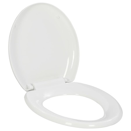 Tapa de váter cierre suave y desenganche rápido blanca de , Asientos de inodoros y bidés - Ref: Foro24-145015, Precio: 46,20 ...