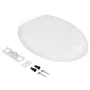 Toilet lid soft close and quick release white by , Toilet and bidet seats - Ref: Foro24-145015, Price: 42,88 €, Discount: %
