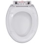 Tapa de váter cierre suave y desenganche rápido blanca de , Asientos de inodoros y bidés - Ref: Foro24-145015, Precio: 46,20 ...