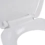 Toilet lid soft close and quick release white by , Toilet and bidet seats - Ref: Foro24-145015, Price: 42,88 €, Discount: %
