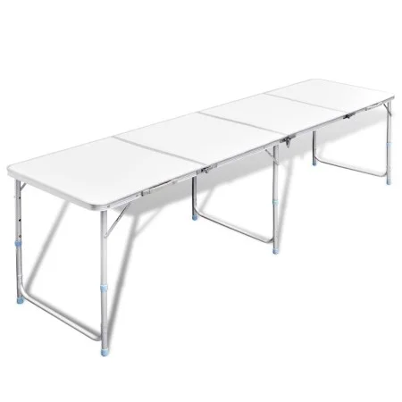 Mesita plegable de aluminio camping con 240 x 60 cm de vidaXL, Mobiliario de camping - Ref: Foro24-41327, Precio: 107,85 €, D...