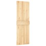 Puerta corredera con herrajes madera maciza de pino 70x210 cm en Puertas | Comprar online en Foru.es