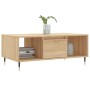 Mesa de centro madera contrachapada roble Sonoma 90x50x36,5 cm de , Mesas de centro - Ref: Foro24-830583, Precio: 62,64 €, De...
