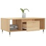 Mesa de centro madera contrachapada roble Sonoma 90x50x36,5 cm de , Mesas de centro - Ref: Foro24-830583, Precio: 62,64 €, De...