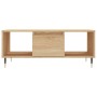 Mesa de centro madera contrachapada roble Sonoma 90x50x36,5 cm de , Mesas de centro - Ref: Foro24-830583, Precio: 62,64 €, De...