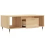 Couchtisch aus Sonoma-Eichensperrholz, 90 x 50 x 36,5 cm von , Couchtisch - Ref: Foro24-830583, Preis: 61,08 €, Rabatt: %