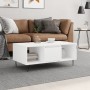 Mesa de centro madera contrachapada blanco 90x50x36,5 cm de , Mesas de centro - Ref: Foro24-830588, Precio: 63,20 €, Descuent...