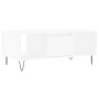 Mesa de centro madera contrachapada blanco 90x50x36,5 cm de , Mesas de centro - Ref: Foro24-830588, Precio: 63,20 €, Descuent...