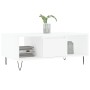 Mesa de centro madera contrachapada blanco 90x50x36,5 cm de , Mesas de centro - Ref: Foro24-830588, Precio: 63,20 €, Descuent...
