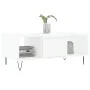 Mesa de centro madera contrachapada blanco 90x50x36,5 cm de , Mesas de centro - Ref: Foro24-830588, Precio: 62,45 €, Descuent...