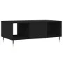 Mesa de centro madera contrachapada negro 90x50x36,5 cm de , Mesas de centro - Ref: Foro24-830581, Precio: 63,42 €, Descuento: %