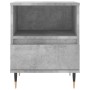 Mesitas noche 2 uds madera ingeniería gris hormigón 40x35x50 cm de , Mesitas de noche - Ref: Foro24-830613, Precio: 71,11 €, ...
