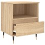 Mesitas noche 2 uds madera ingeniería roble Sonoma 40x35x50 cm de , Mesitas de noche - Ref: Foro24-830611, Precio: 71,98 €, D...