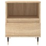 Mesitas noche 2 uds madera ingeniería roble Sonoma 40x35x50 cm de , Mesitas de noche - Ref: Foro24-830611, Precio: 71,98 €, D...