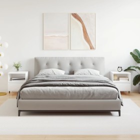 Mesitas de noche 2 uds madera de ingeniería blanco 40x35x50 cm de , Mesitas de noche - Ref: Foro24-830605, Precio: 73,71 €, D...