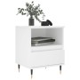 Mesitas de noche 2 uds madera de ingeniería blanco 40x35x50 cm de , Mesitas de noche - Ref: Foro24-830605, Precio: 73,71 €, D...