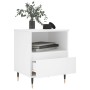 Mesitas de noche 2 uds madera de ingeniería blanco 40x35x50 cm de , Mesitas de noche - Ref: Foro24-830605, Precio: 73,71 €, D...