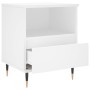 Mesitas de noche 2 uds madera de ingeniería blanco 40x35x50 cm de , Mesitas de noche - Ref: Foro24-830605, Precio: 73,71 €, D...