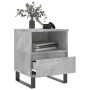 Mesitas noche 2 uds madera ingeniería gris hormigón 40x35x50 cm de , Mesitas de noche - Ref: Foro24-830645, Precio: 77,96 €, ...