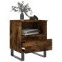 Mesitas noche 2 uds madera ingeniería roble ahumado 40x35x50 cm de , Mesitas de noche - Ref: Foro24-830647, Precio: 81,24 €, ...