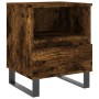 Mesitas noche 2 uds madera ingeniería roble ahumado 40x35x50 cm de , Mesitas de noche - Ref: Foro24-830647, Precio: 81,24 €, ...