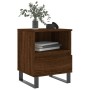 Mesitas noche 2 uds madera ingeniería marrón roble 40x35x50 cm de , Mesitas de noche - Ref: Foro24-830651, Precio: 83,80 €, D...