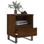 Mesitas noche 2 uds madera ingeniería marrón roble 40x35x50 cm de , Mesitas de noche - Ref: Foro24-830651, Precio: 83,80 €, D...