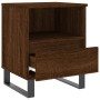 Mesitas noche 2 uds madera ingeniería marrón roble 40x35x50 cm de , Mesitas de noche - Ref: Foro24-830651, Precio: 83,80 €, D...
