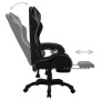 Silla gaming con luces LED RGB cuero sintético gris y negro de , Sillas de oficina - Ref: Foro24-288010, Precio: 233,93 €, De...