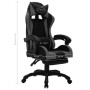 Silla gaming con luces LED RGB cuero sintético gris y negro de , Sillas de oficina - Ref: Foro24-288010, Precio: 233,93 €, De...
