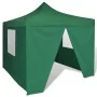 Cenador plegable verde con 4 paredes 3x3 m de vidaXL, Carpas y cenadores - Ref: Foro24-41468, Precio: 124,63 €, Descuento: %