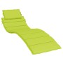 Cojín de tumbona de tela Oxford verde claro 186x58x3 cm de , Cojines para sillas y sofás - Ref: Foro24-314169, Precio: 45,40 ...