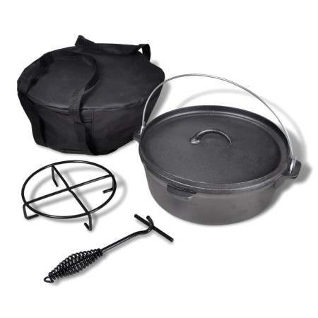 Olla holandés incluye accesorios, 5,6 L de vidaXL, Ollas de hierro - Ref: Foro24-41563, Precio: 60,94 €, Descuento: %