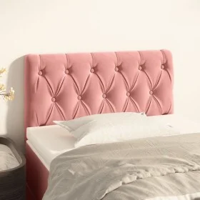 Cabecero de terciopelo rosa 80x7x78/88 cm de , Cabeceros y pies de cama - Ref: Foro24-346311, Precio: 48,80 €, Descuento: %