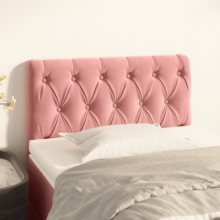 Cabecero de terciopelo rosa 80x7x78/88 cm de , Cabeceros y pies de cama - Ref: Foro24-346311, Precio: 52,50 €, Descuento: %