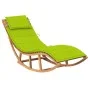 Schaukelliege mit Kissen aus massivem Teakholz von , Liegen - Ref: Foro24-3063344, Preis: 342,18 €, Rabatt: %