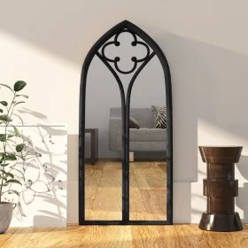 Espejo hierro negro para uso interior 100x45 cm de , Espejos - Ref: Foro24-3093520, Precio: 119,71 €, Descuento: %