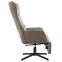 Sillón de relax con reposapiés de terciopelo gris claro de , Sillones - Ref: Foro24-3097495, Precio: 126,29 €, Descuento: %