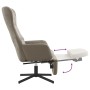 Sillón de relax con reposapiés de terciopelo gris claro de , Sillones - Ref: Foro24-3097495, Precio: 126,29 €, Descuento: %