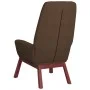 Relaxation armchair with brown fabric stool by , Armchairs - Ref: Foro24-3097874, Price: 150,57 €, Discount: %