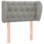 Cabecero de terciopelo gris claro 83x23x78/88 cm de , Cabeceros y pies de cama - Ref: Foro24-3117510, Precio: 55,22 €, Descue...