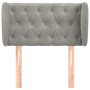 Cabecero de terciopelo gris claro 83x23x78/88 cm de , Cabeceros y pies de cama - Ref: Foro24-3117510, Precio: 55,22 €, Descue...
