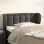 Cabecero de terciopelo gris oscuro 83x23x78/88 cm de , Cabeceros y pies de cama - Ref: Foro24-3117609, Precio: 48,36 €, Descu...