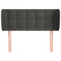 Cabecero de terciopelo gris oscuro 83x23x78/88 cm de , Cabeceros y pies de cama - Ref: Foro24-3117609, Precio: 48,36 €, Descu...
