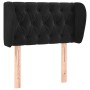 Cabecero de terciopelo negro 83x23x78/88 cm de , Cabeceros y pies de cama - Ref: Foro24-3117512, Precio: 59,91 €, Descuento: %